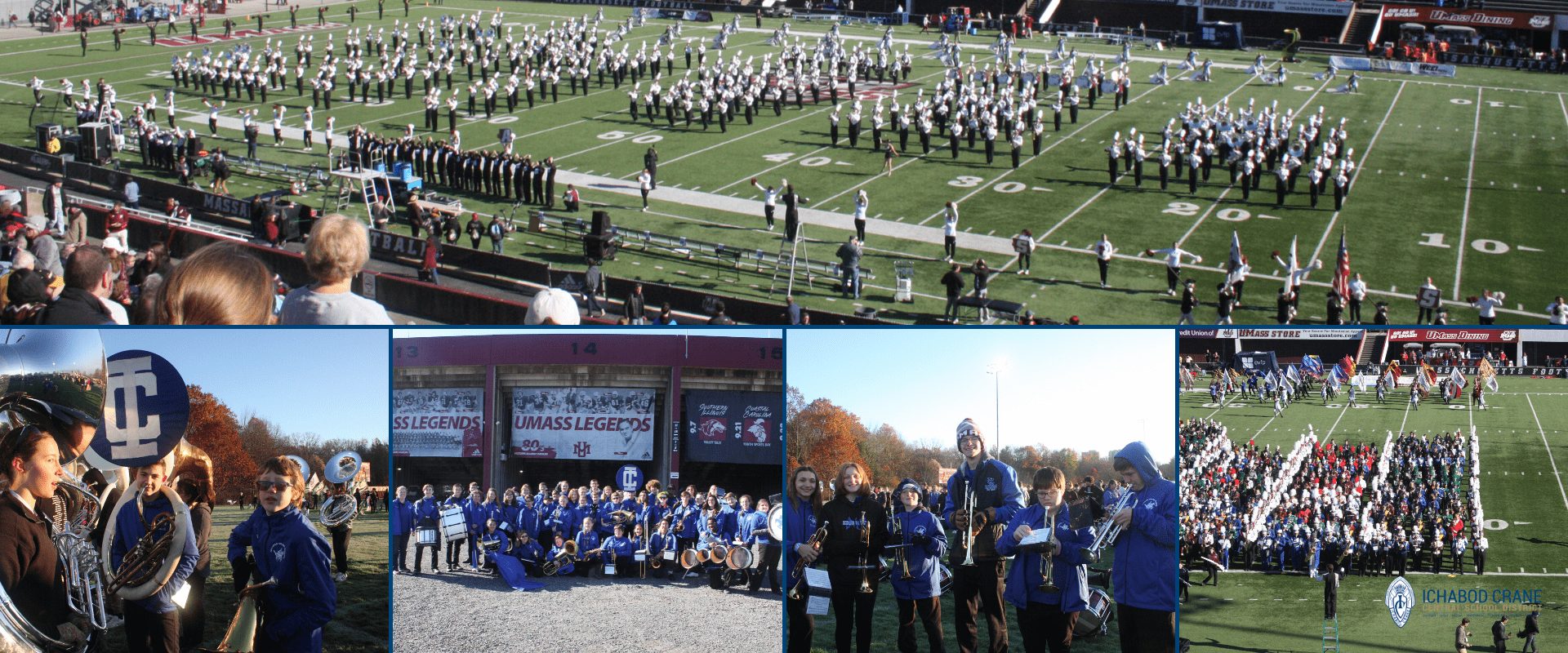 PICTURES Marching Band at UMass Band Day Ichabod Crane Central